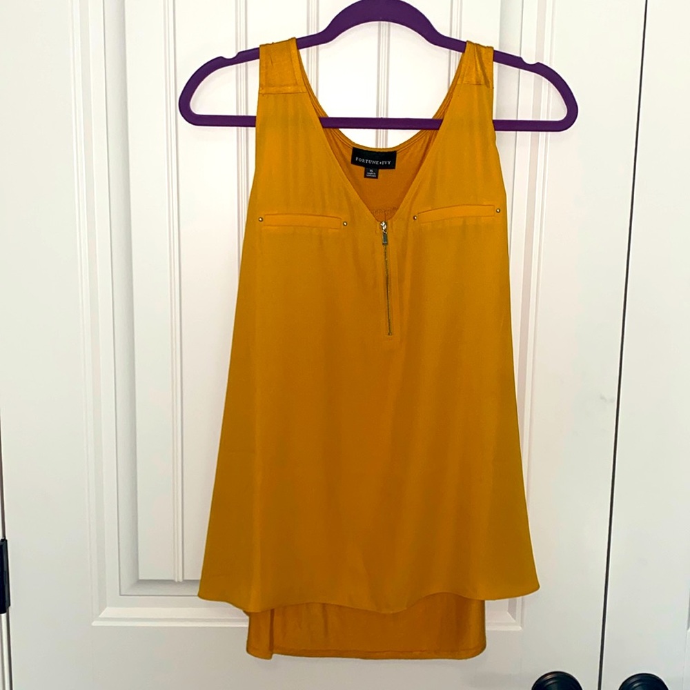 Light on Zip Detail Mixed Material Blouse!